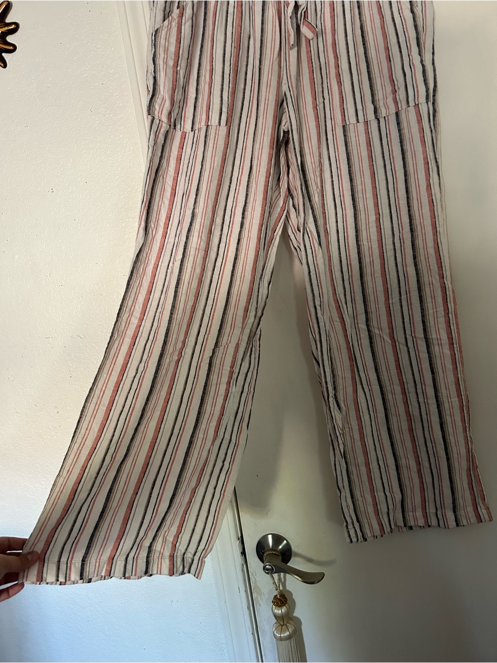 SO Boho Wide Leg Flowy Pants - Picture 4 of 5